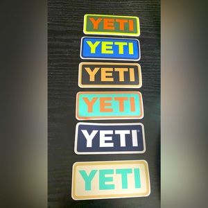 Bundle of Ten (10) YETI Stickers